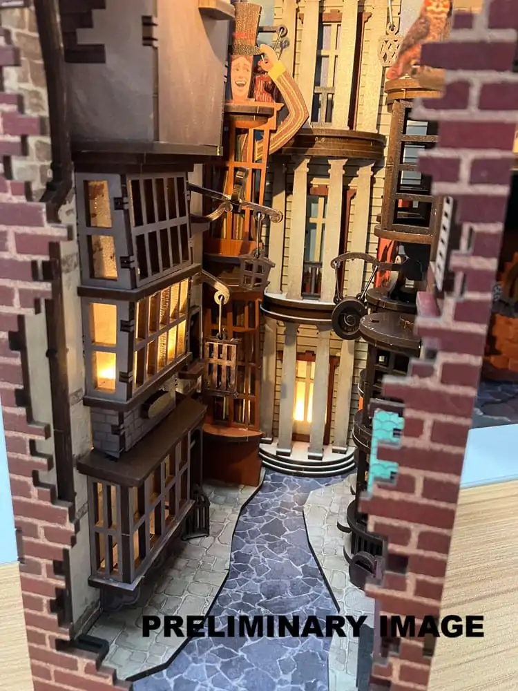 Harry Potter Tiny Adventures Book Nook Mini Diorama Diagon Alley 23 cm fotografii produktu