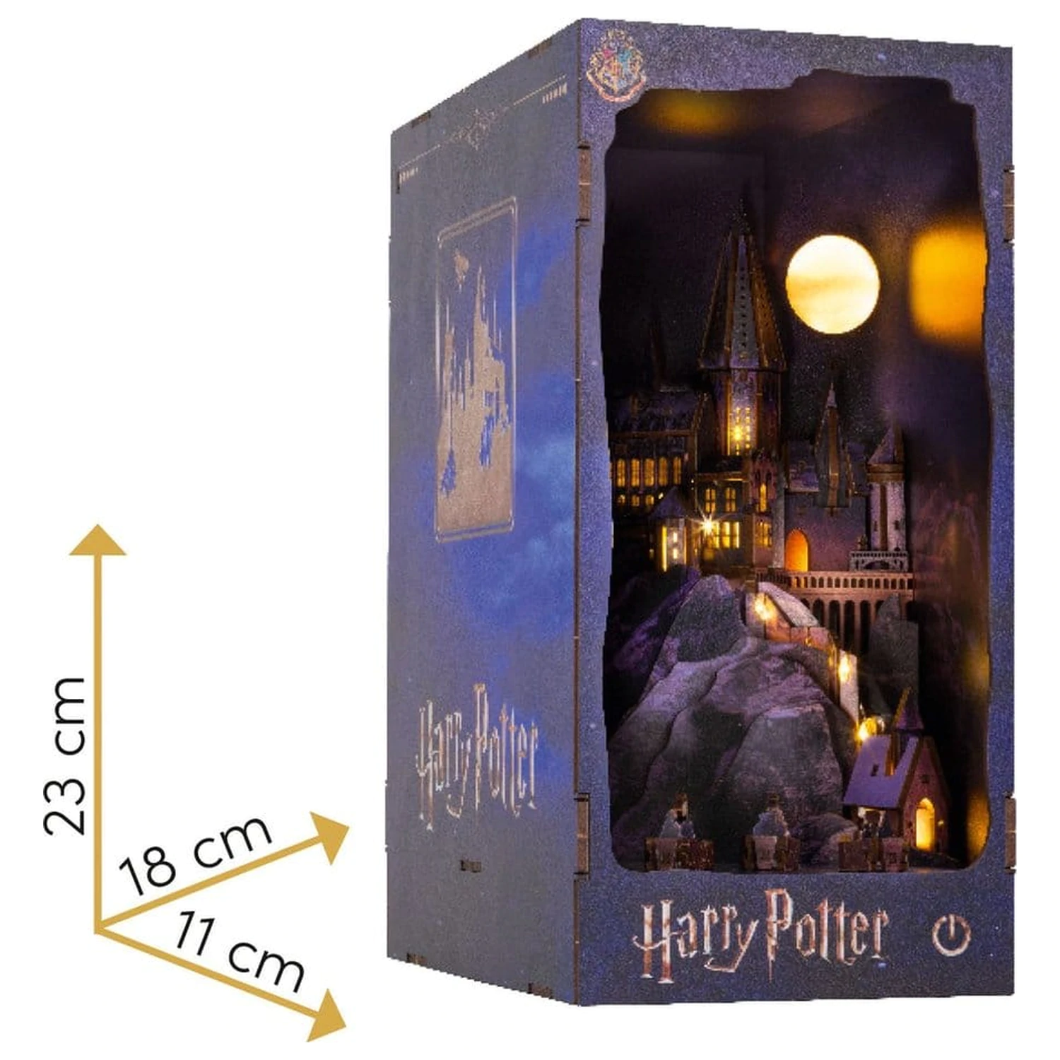 Harry Potter Tiny Adventures Knižní Koutek Mini Diorama Bradavický Hrad 18 cm fotografii produktu
