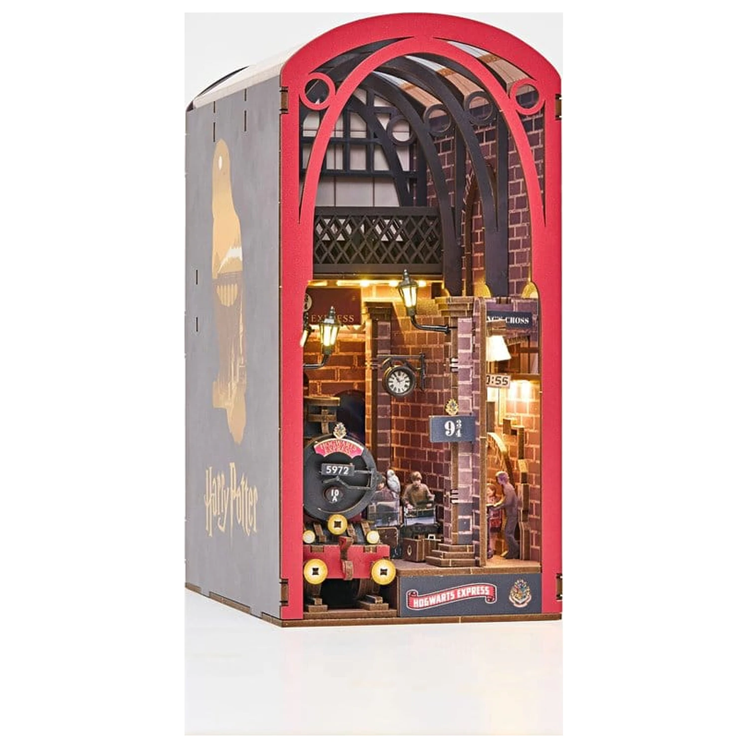 Harry Potter Tiny Adventures Knižní Koutek Mini Dioráma Hogwarts Express 18 cm fotografii produktu