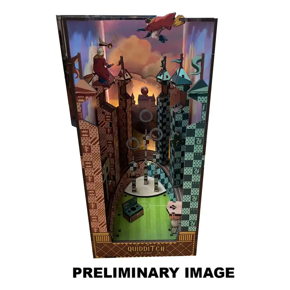 Harry Potter Tiny Adventures Book Nook Mini Diorama Quidditch Pitch 23 cm fotografii produktu