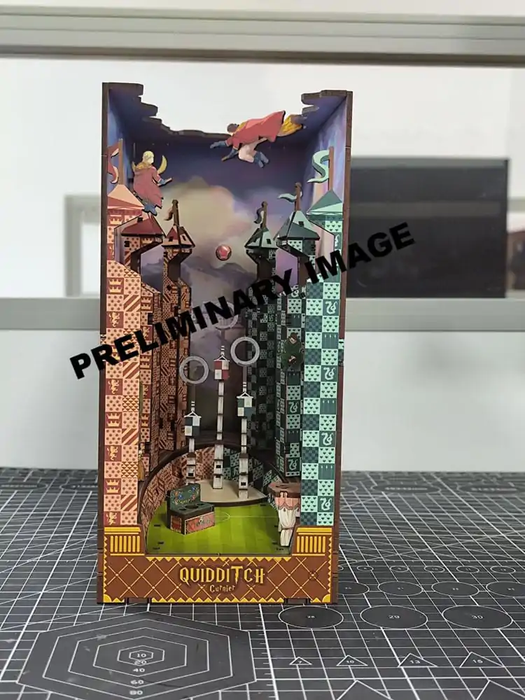 Harry Potter Tiny Adventures Book Nook Mini Diorama Quidditch Pitch 23 cm fotografii produktu