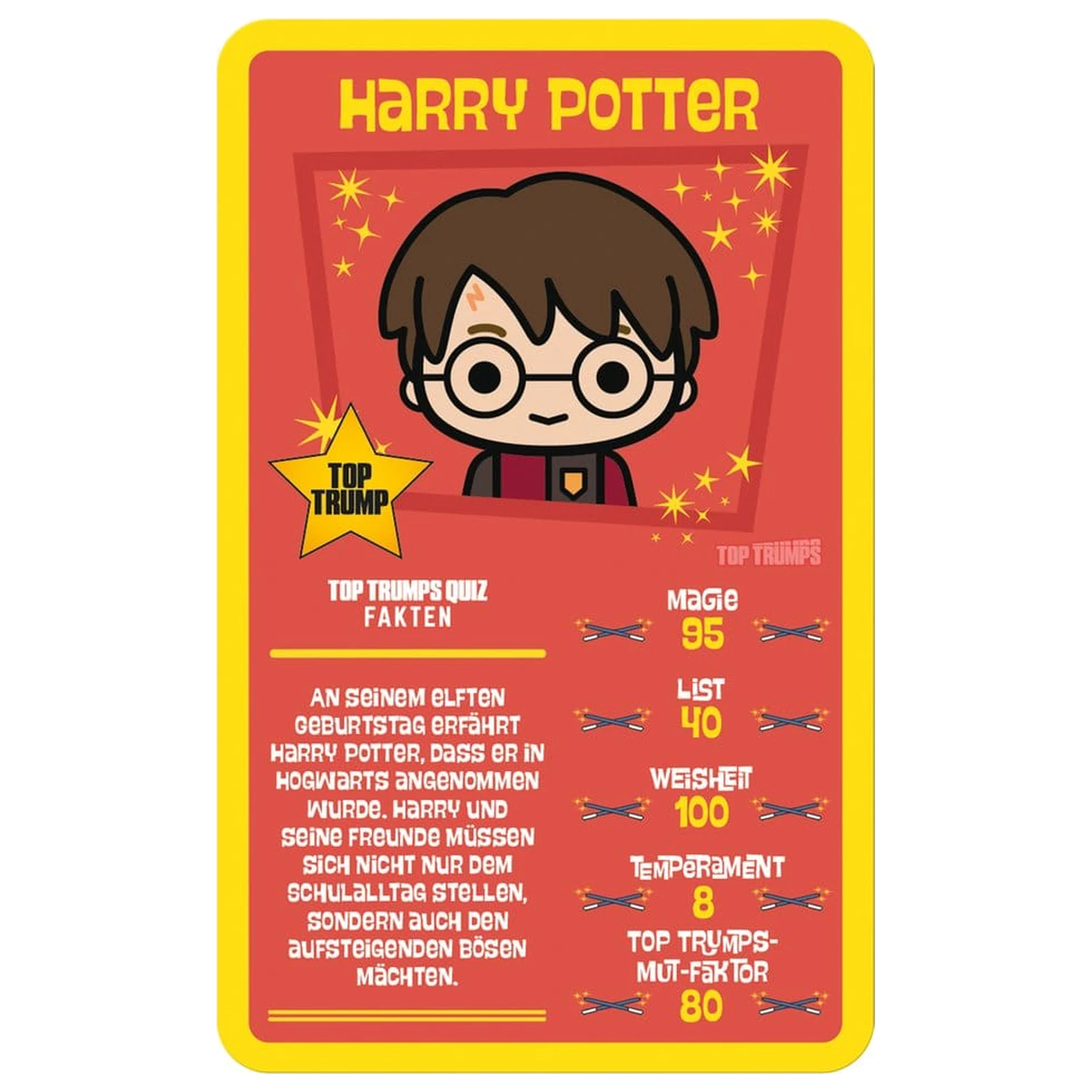 Karetní hra Harry Potter Top Trumps Chibi Style *německá verze* fotografii produktu