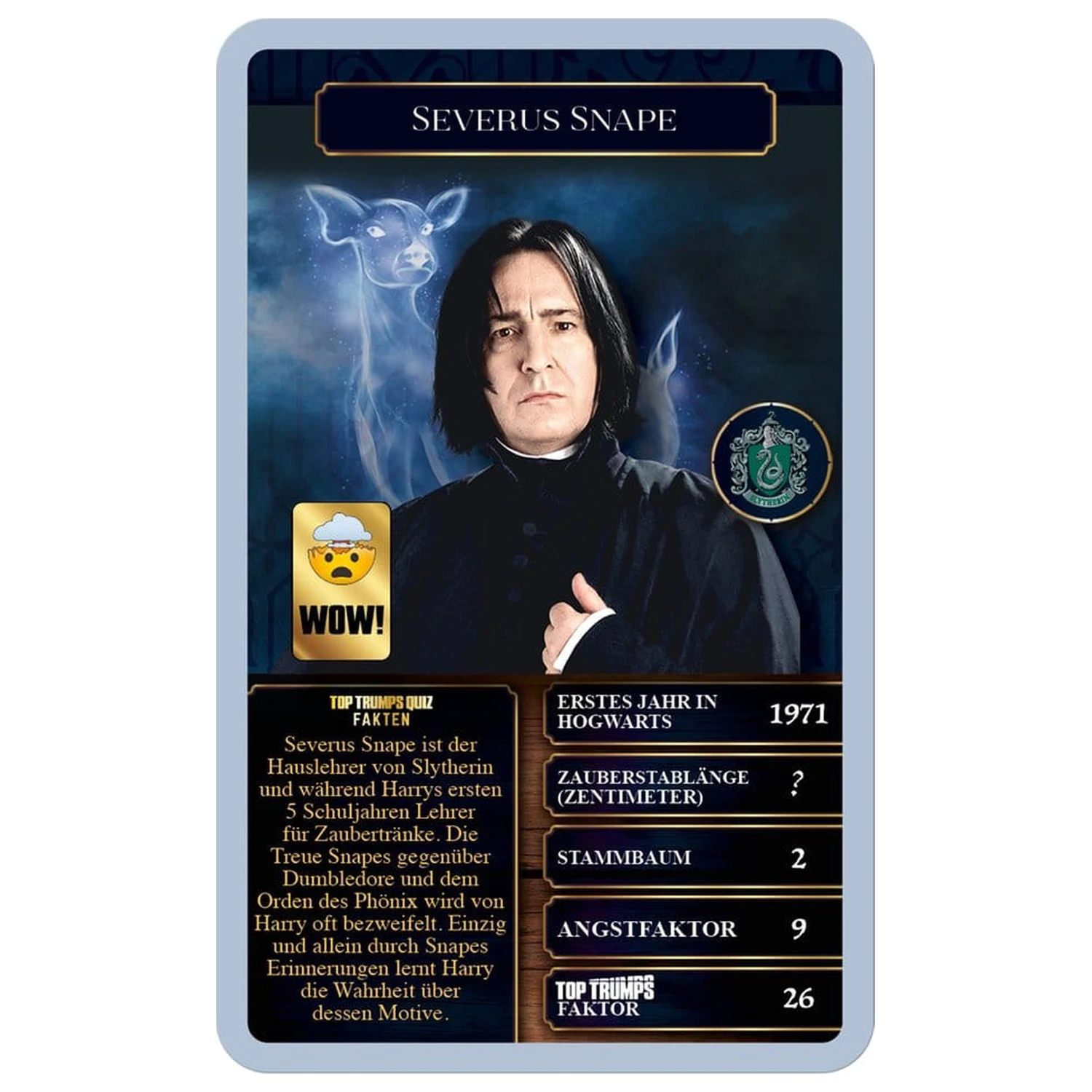Harry Potter Card Game Top Trumps Witches and Wizards Nová Verze *German Version* fotografii produktu