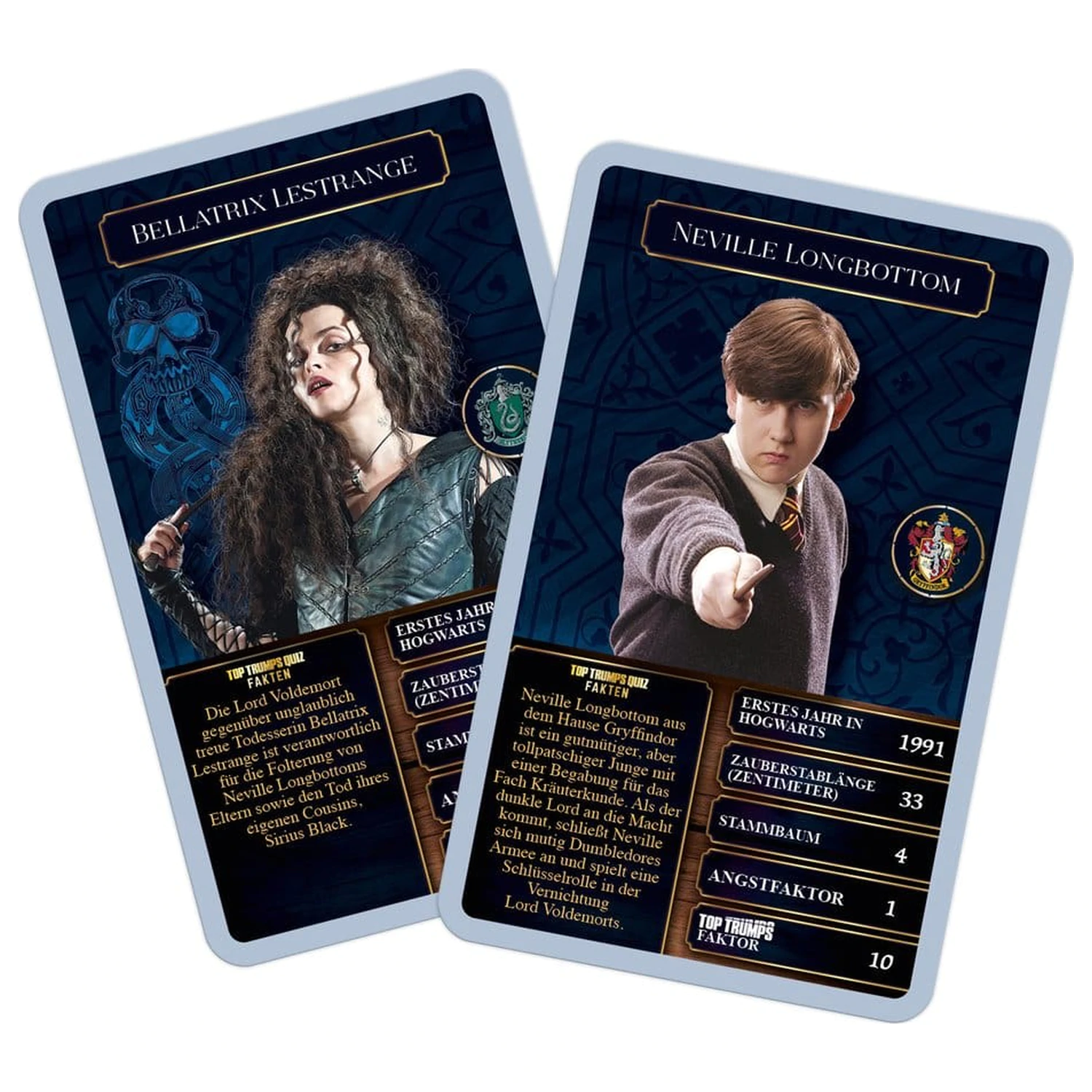 Harry Potter Card Game Top Trumps Witches and Wizards Nová Verze *German Version* fotografii produktu