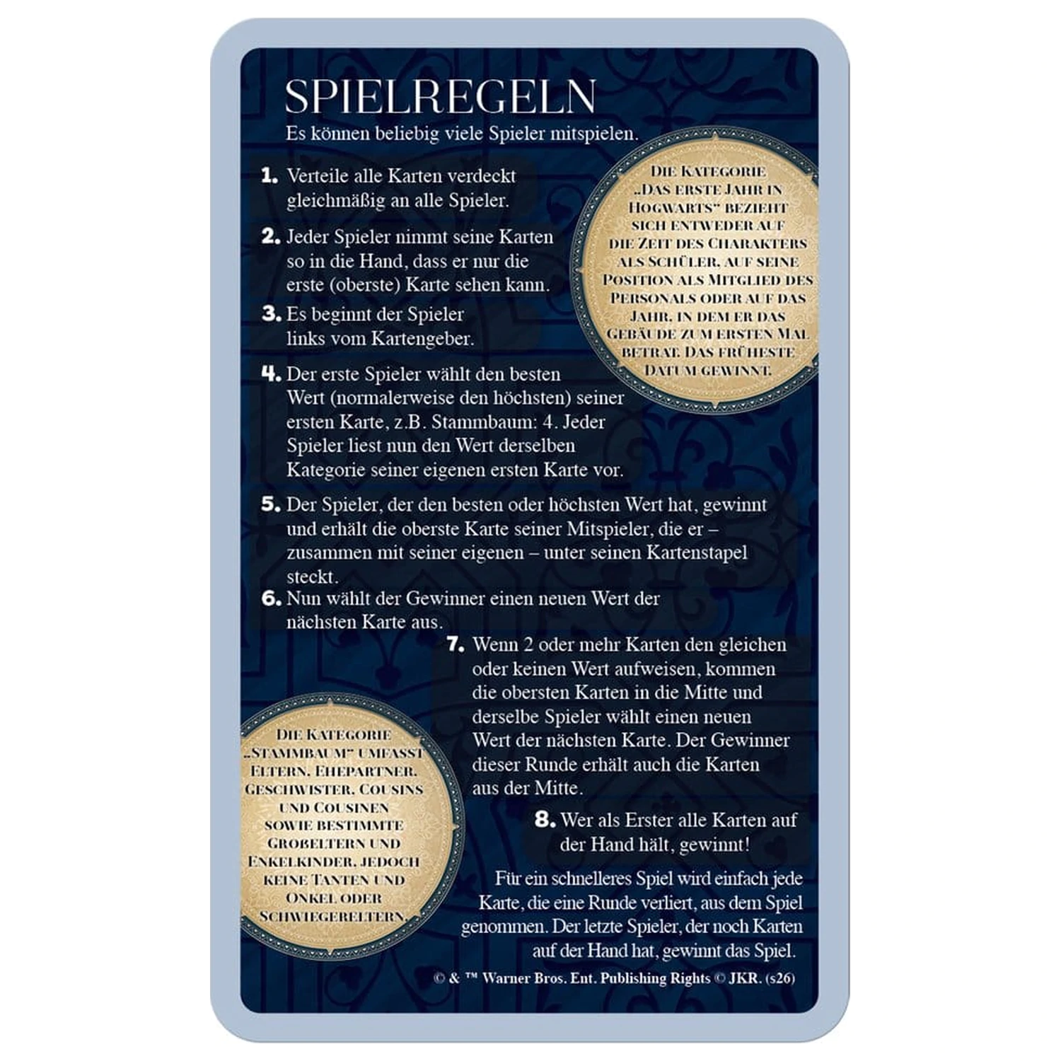 Harry Potter Card Game Top Trumps Witches and Wizards Nová Verze *German Version* fotografii produktu