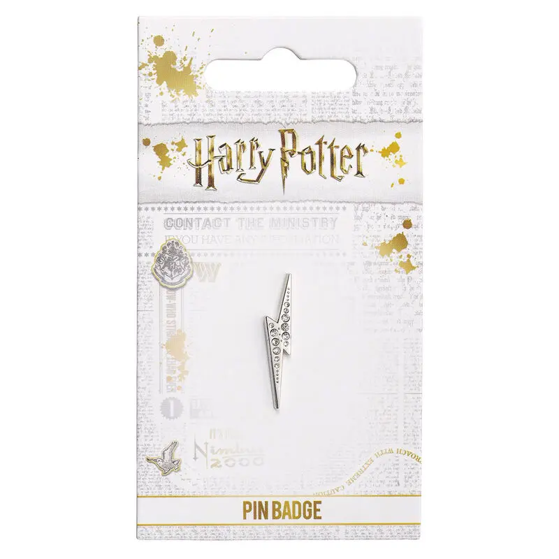 Harry Potter Lightning Bolt odznáček s krystaly fotografii produktu