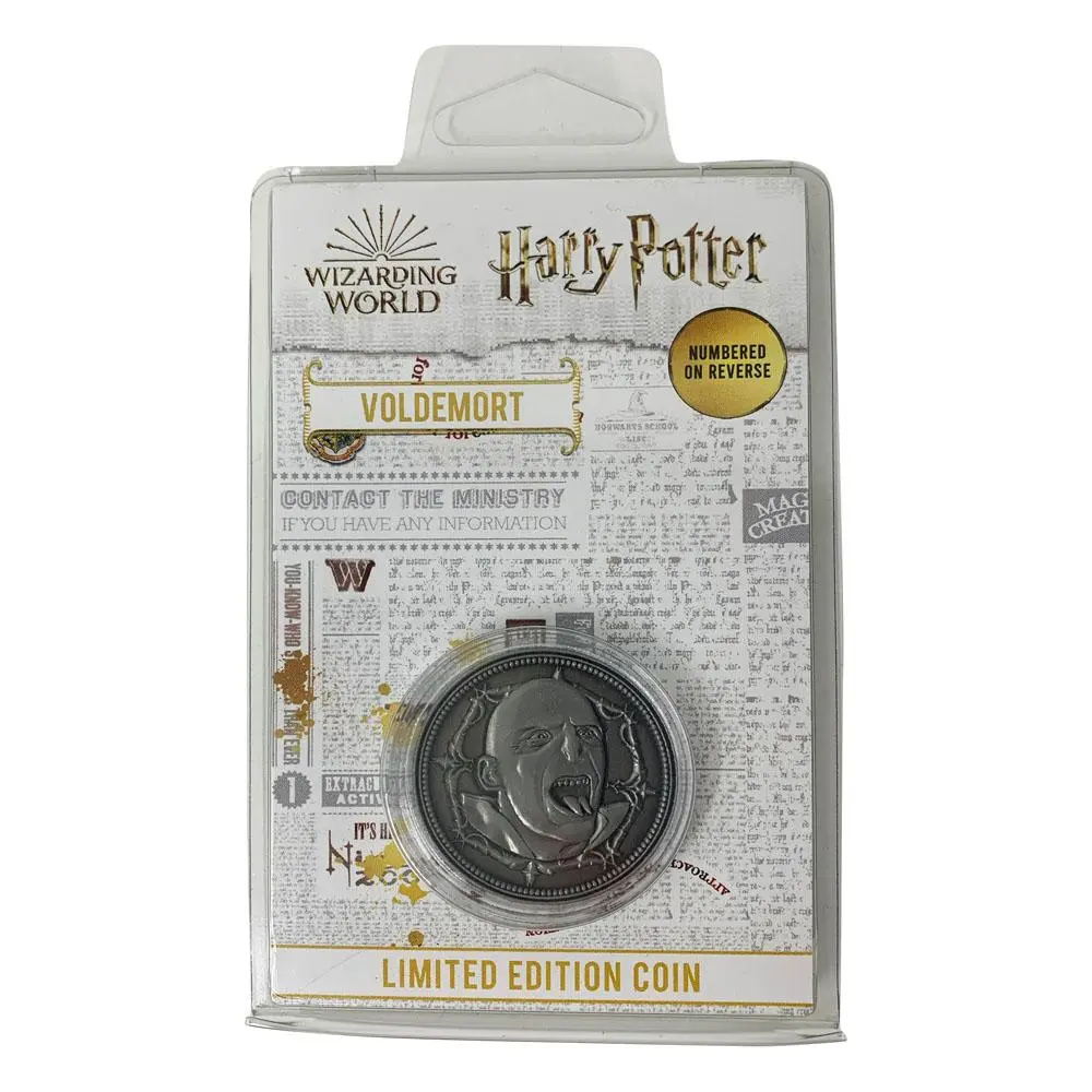 Harry Potter Sběratelská mince Voldemort Limitovaná edice fotografii produktu