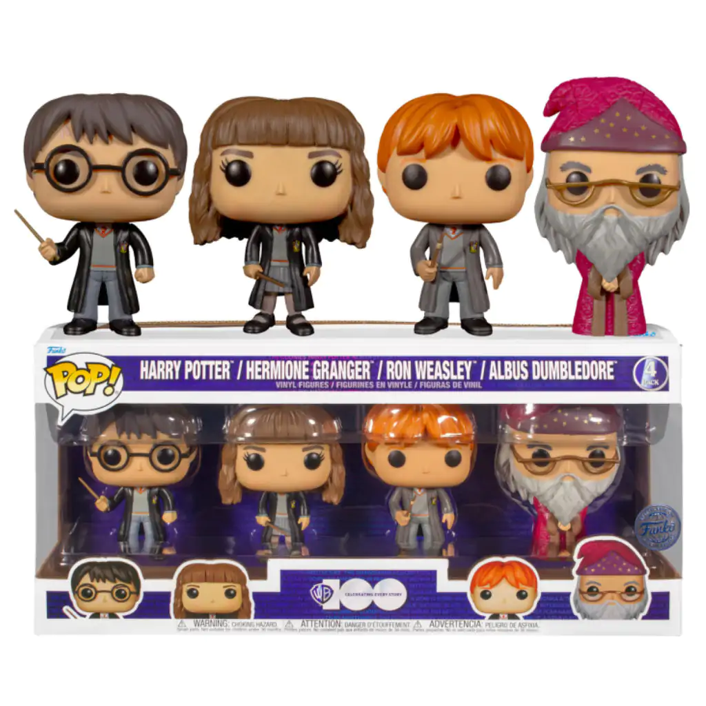 Harry Potter POP! Movies Vinyl Figure 4-Pack W1 9 cm - 4 ks vinylová figurka fotografii produktu
