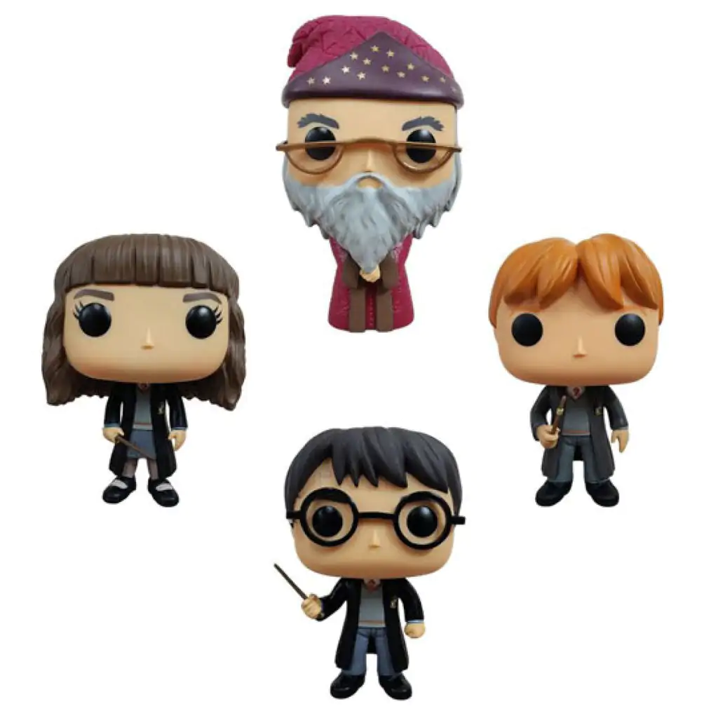 Harry Potter POP! Movies Vinyl Figure 4-Pack W1 9 cm - 4 ks vinylová figurka fotografii produktu