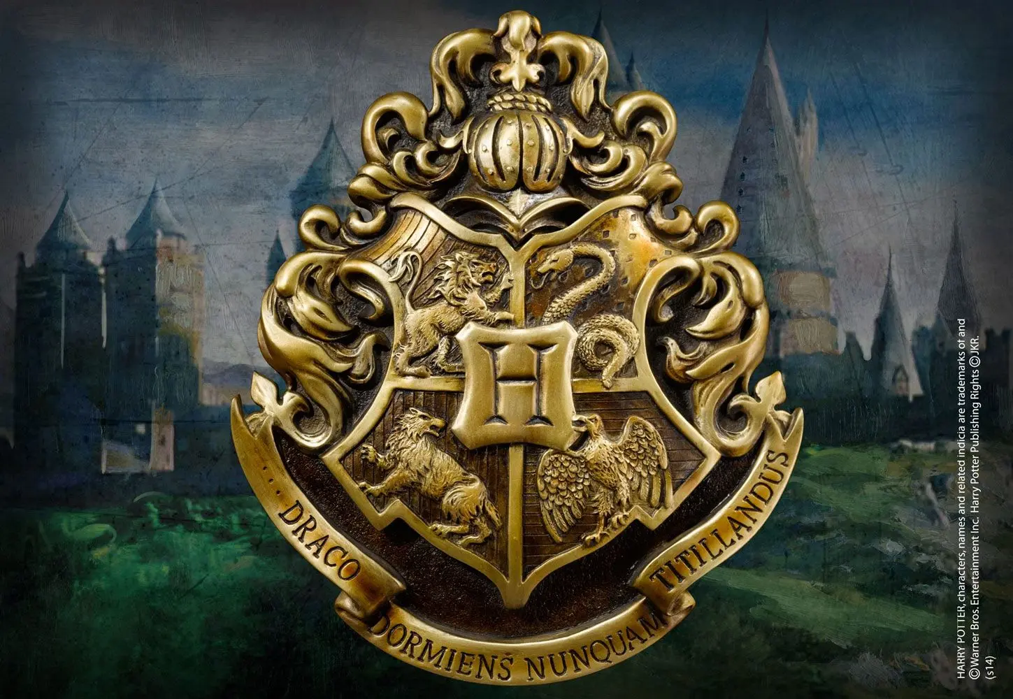 Harry Potter Nástěnná dekorace Hogwarts School Crest 28 x 31 cm fotografii produktu