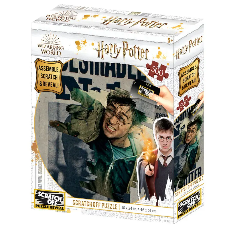 Harry Potter Wanted Scratch Off puzzle 500 ks fotografii produktu