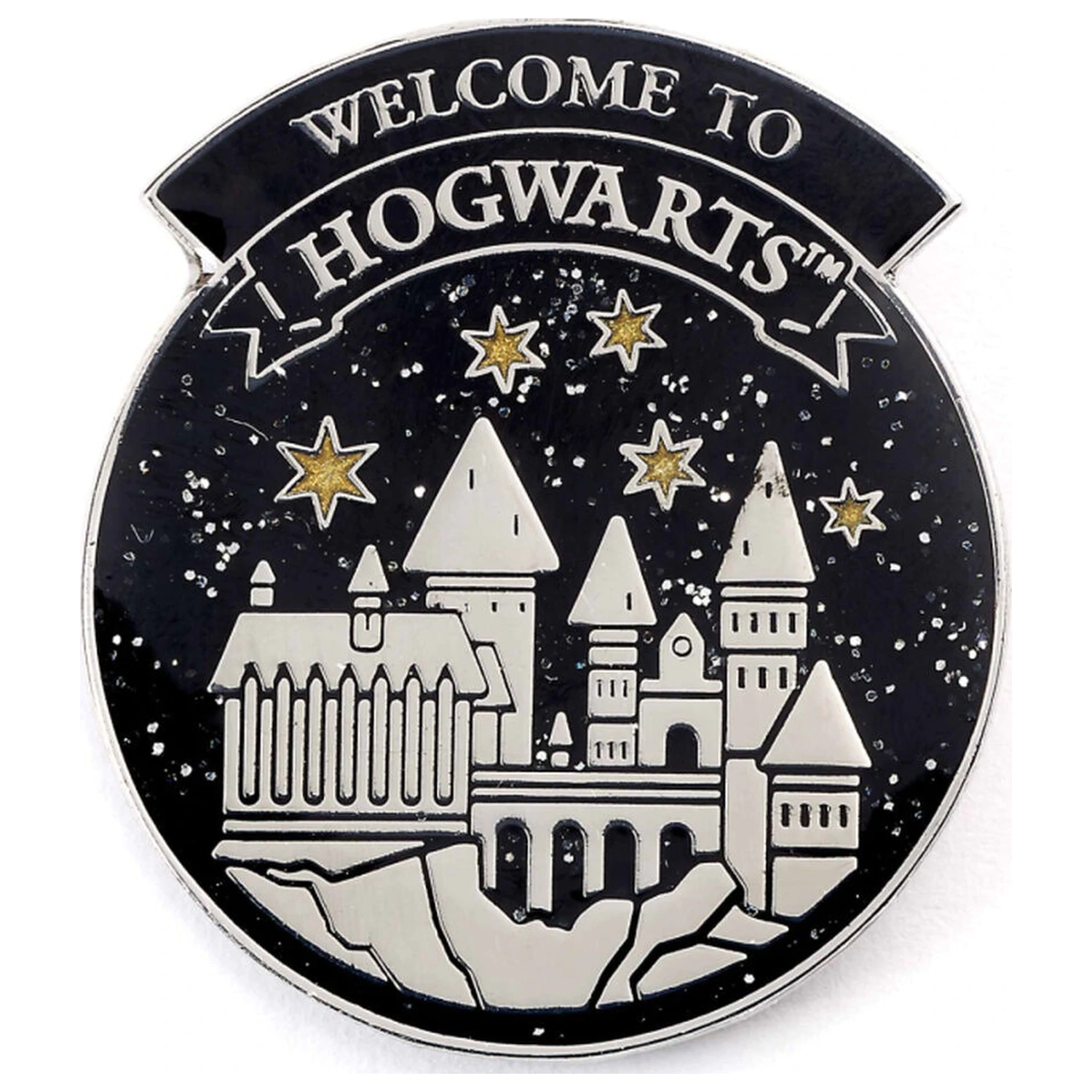 Harry Potter Welcome to Hogwarts pin odznak fotografii produktu