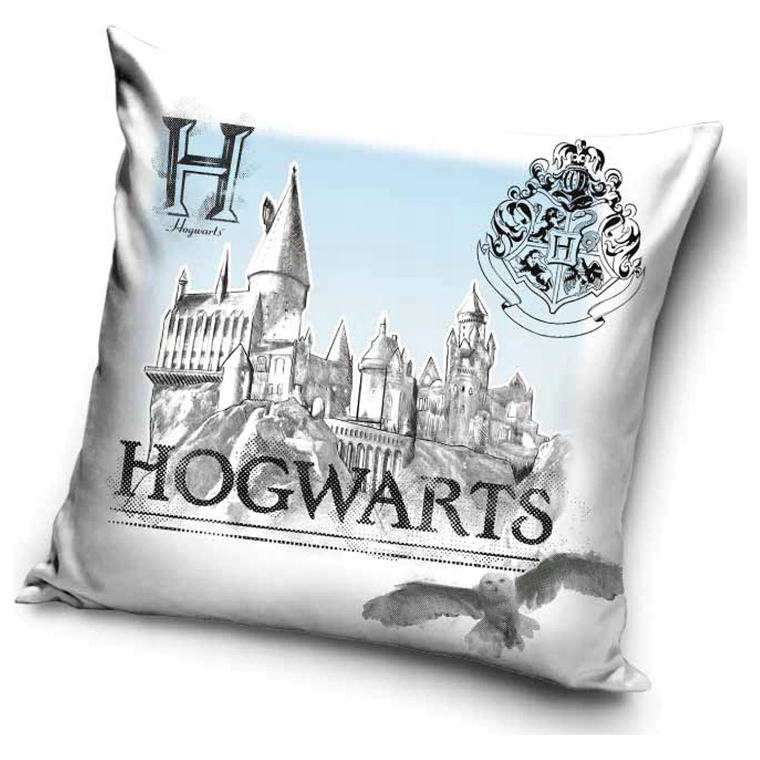 Harry Potter White Hogwarts povlak na polštář fotografii produktu
