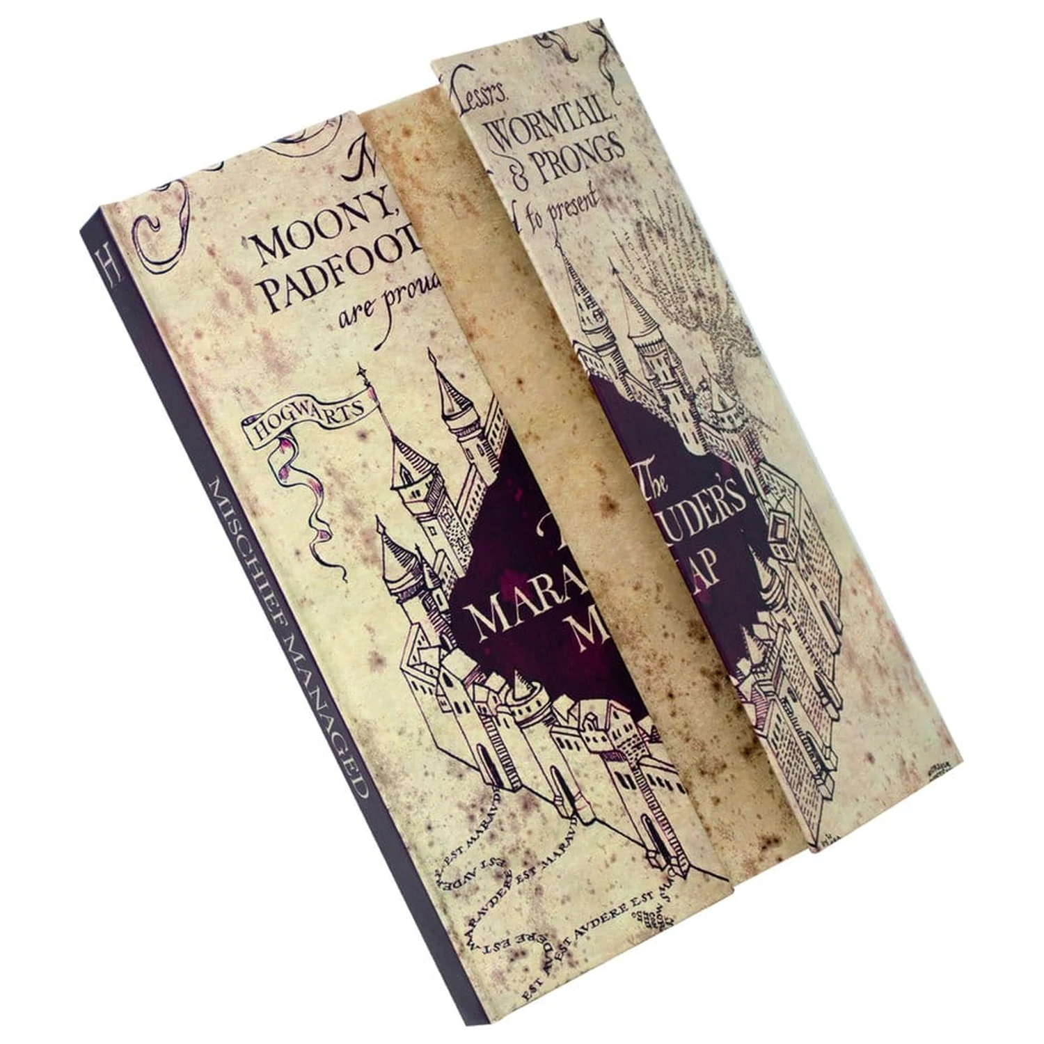 Harry Potter Zápisník A5 Pobertova mapa fotografii produktu