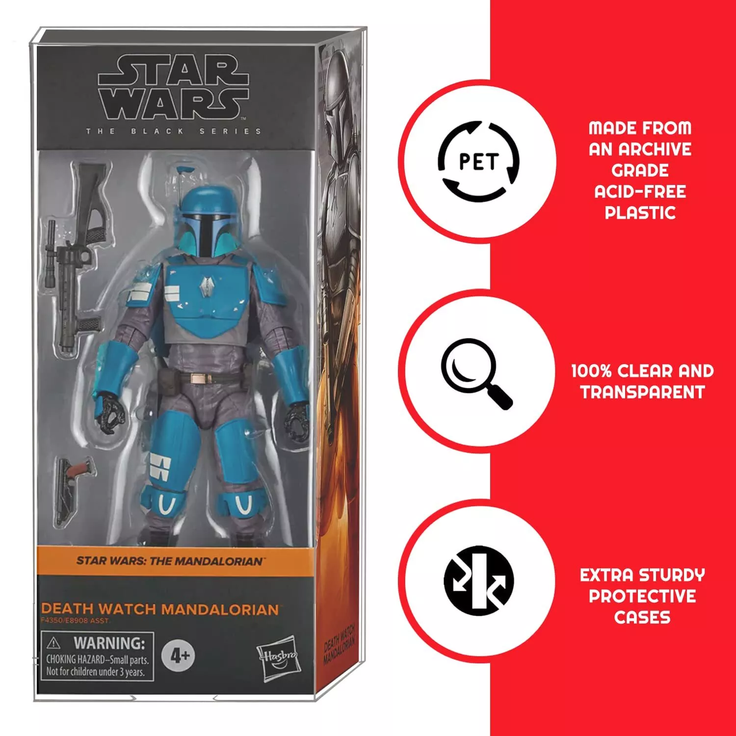 Hasbro Star Wars The Black Series balení 10 bočních chráničů krabic fotografii produktu