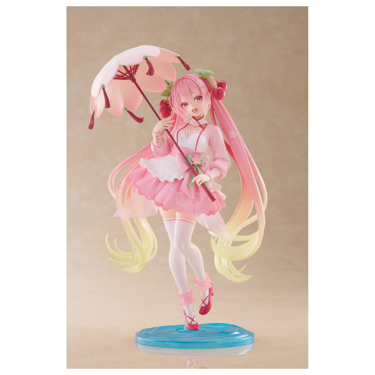 Hatsune Miku AMP PVC Socha Newley Written Sakura Miku Sakura Dress Ver. 21 cm fotografii produktu