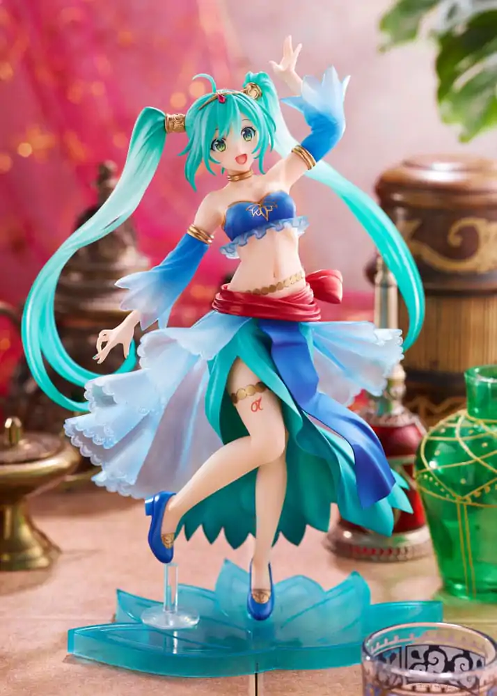 Hatsune Miku AMP PVC soška Princess Arabian verze 18 cm fotografii produktu