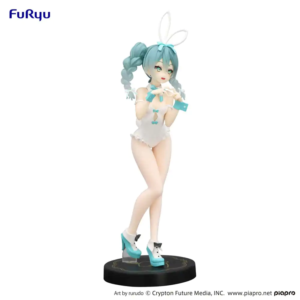 Hatsune Miku BiCute Bunnies PVC Soška Miku Rurudo White Color Verze 27 cm fotografii produktu