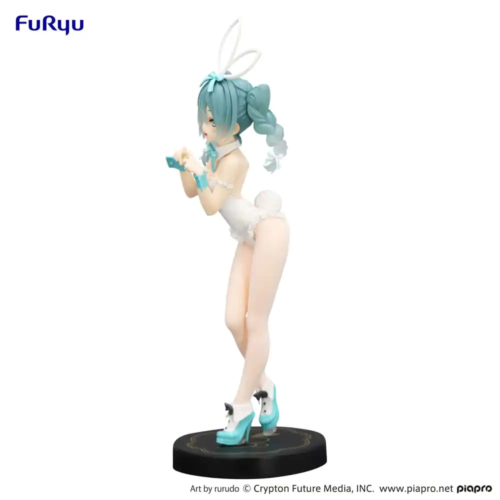 Hatsune Miku BiCute Bunnies PVC Soška Miku Rurudo White Color Verze 27 cm fotografii produktu