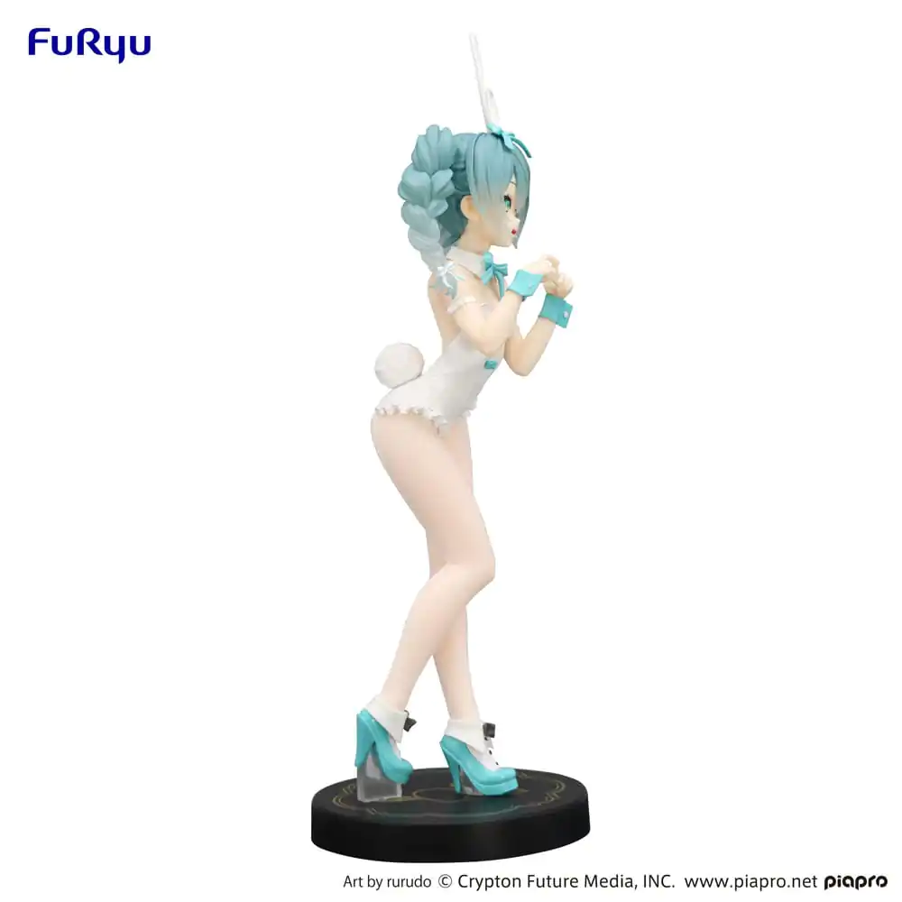 Hatsune Miku BiCute Bunnies PVC Soška Miku Rurudo White Color Verze 27 cm fotografii produktu