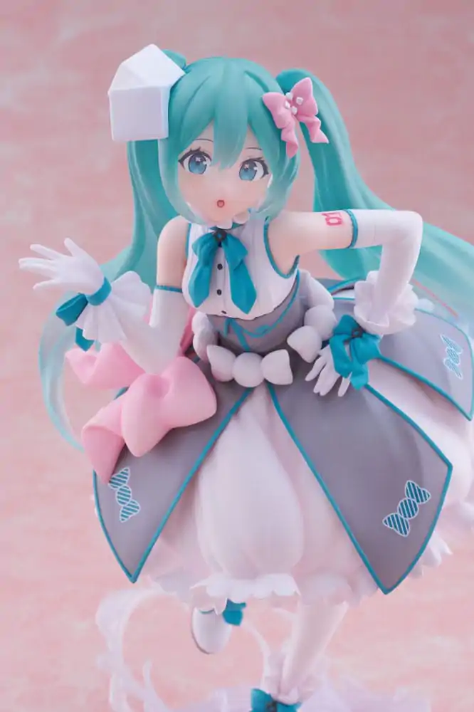 Hatsune Miku PVC socha poprsí figurka 39 Miku's Day Anniversary 2nd season Melty Sugar Ver. 18 cm fotografii produktu