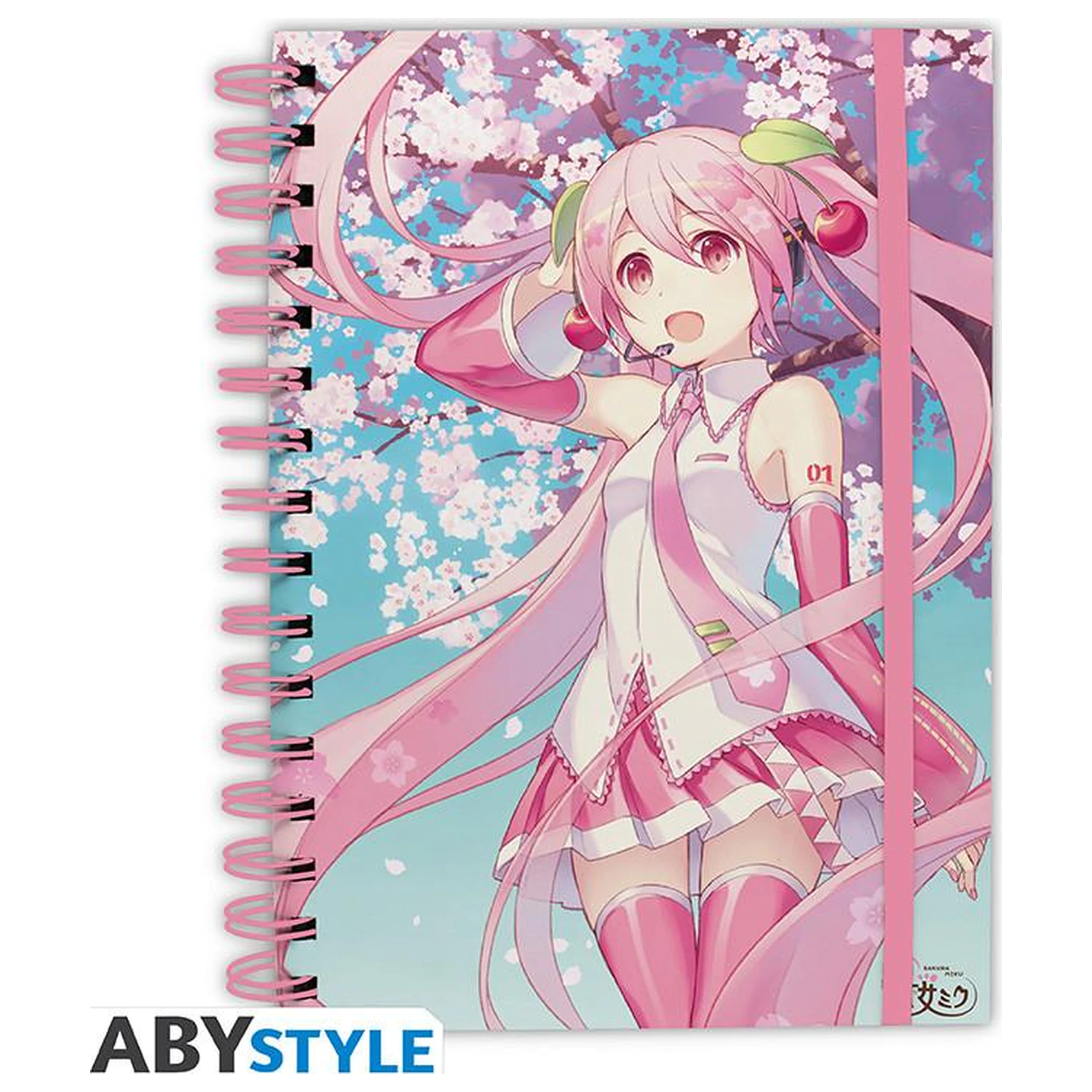 Hatsune Miku Cherry Blossoms sešit A5 spirálový fotografii produktu