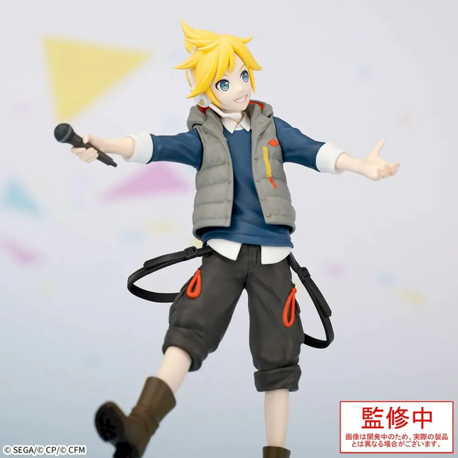 Hatsune Miku: Colorful Stage! Desktop x Decorate Collections PVC soška Kagamine Len Street Sekai Verze 15 cm fotografii produktu