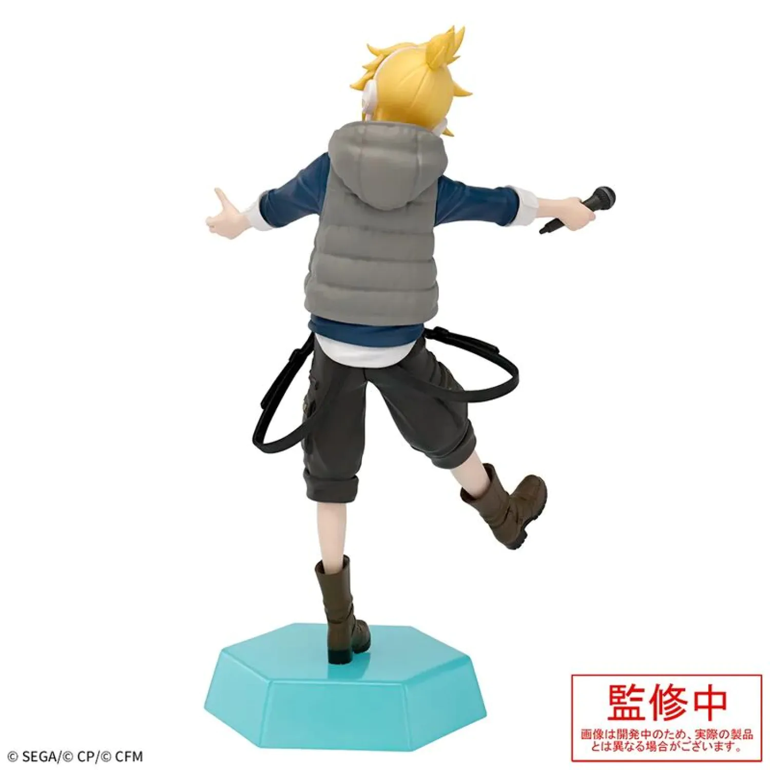 Hatsune Miku: Colorful Stage! Desktop x Decorate Collections PVC soška Kagamine Len Street Sekai Verze 15 cm fotografii produktu