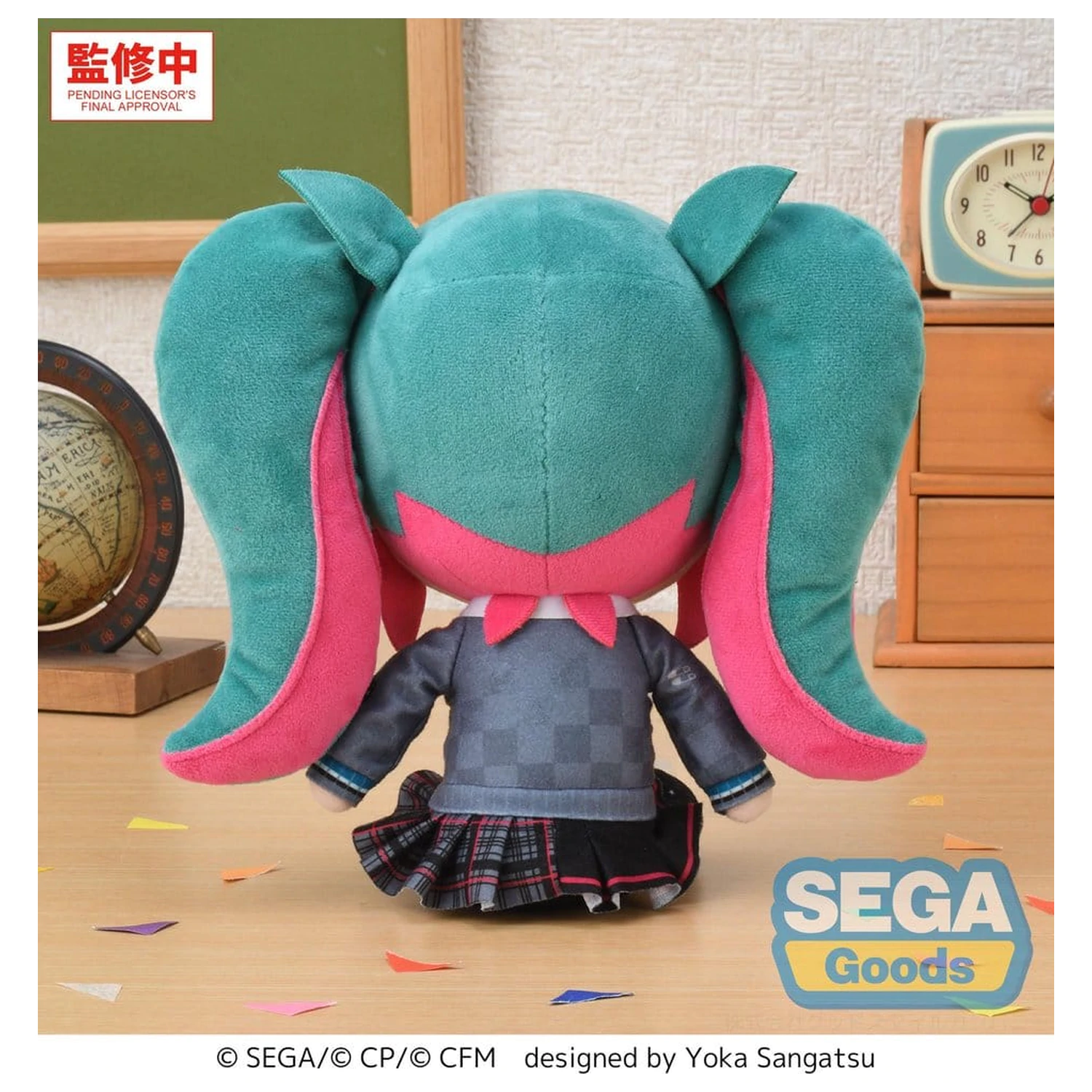 Hatsune Miku: Colorful Stage! Plyšová figurka fuwa petit M -School SEKAI Hatsune Miku- fotografii produktu