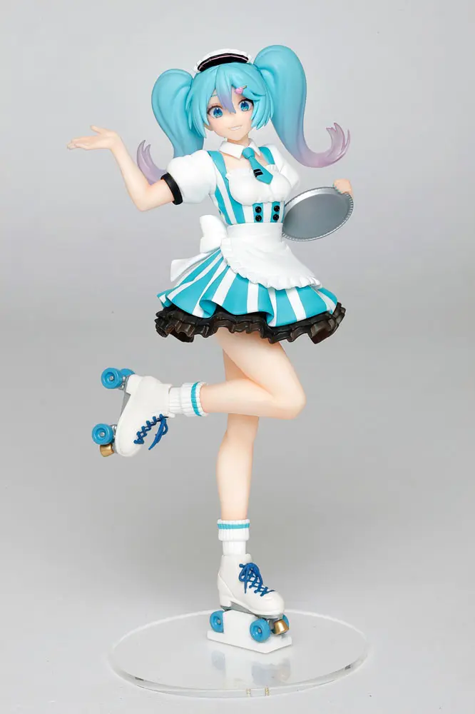Hatsune Miku PVC Socha Costumes Cafe Maid Ver. 18 cm fotografii produktu