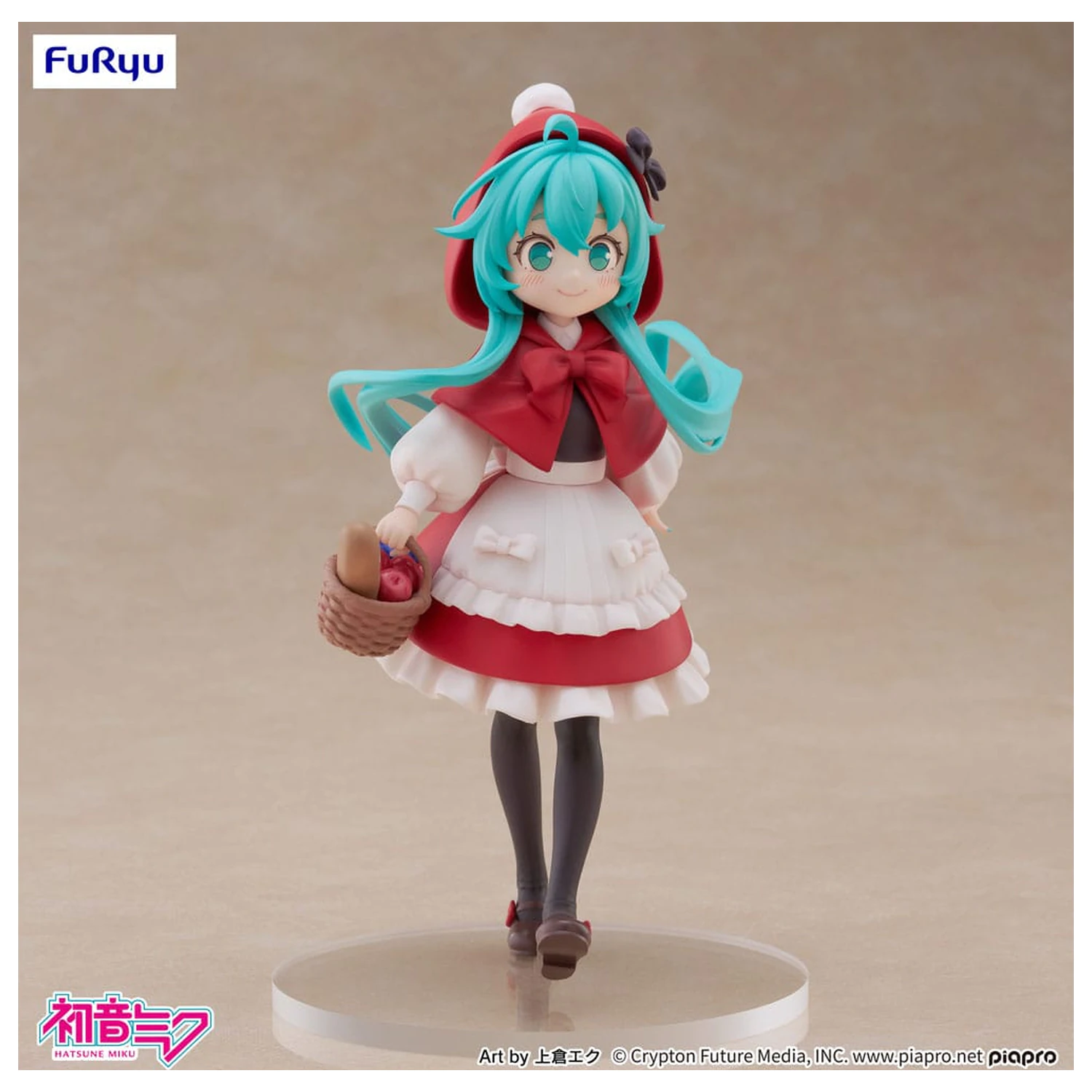 Hatsune Miku Desktop Fairy PVC socha Hatsune Miku Little red riding hood Ver. 16 cm fotografii produktu