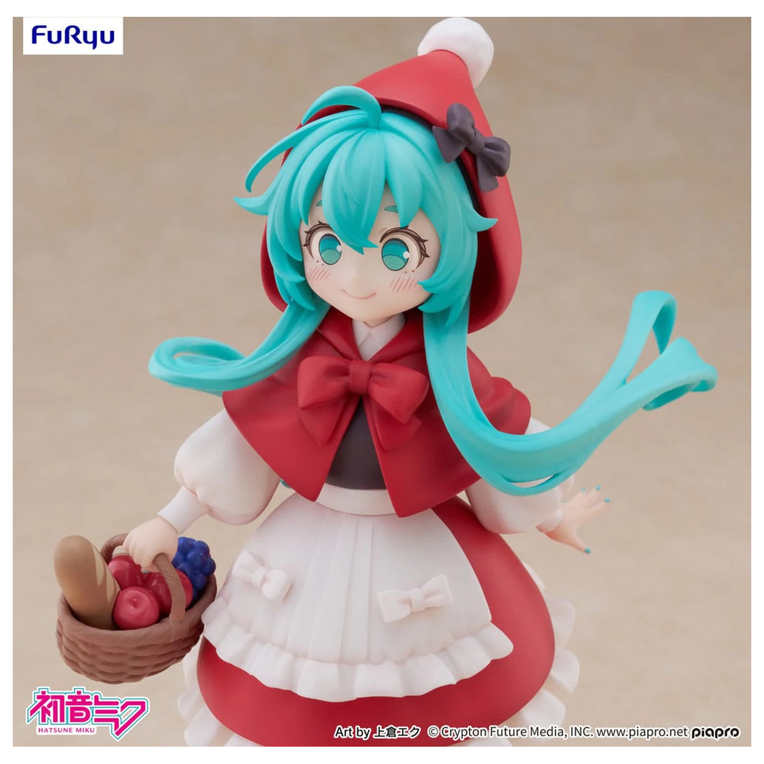 Hatsune Miku Desktop Fairy PVC socha Hatsune Miku Little red riding hood Ver. 16 cm fotografii produktu