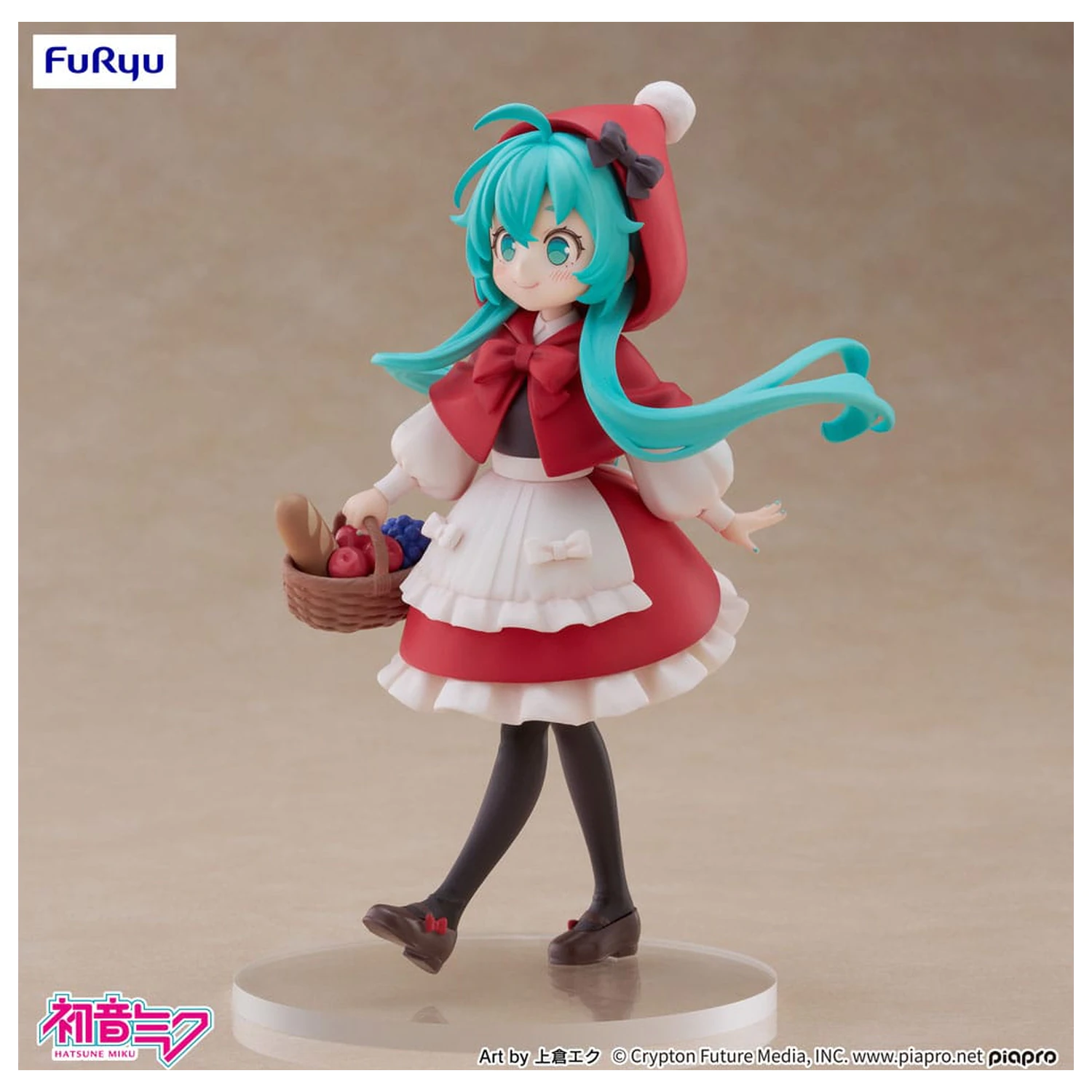 Hatsune Miku Desktop Fairy PVC socha Hatsune Miku Little red riding hood Ver. 16 cm fotografii produktu