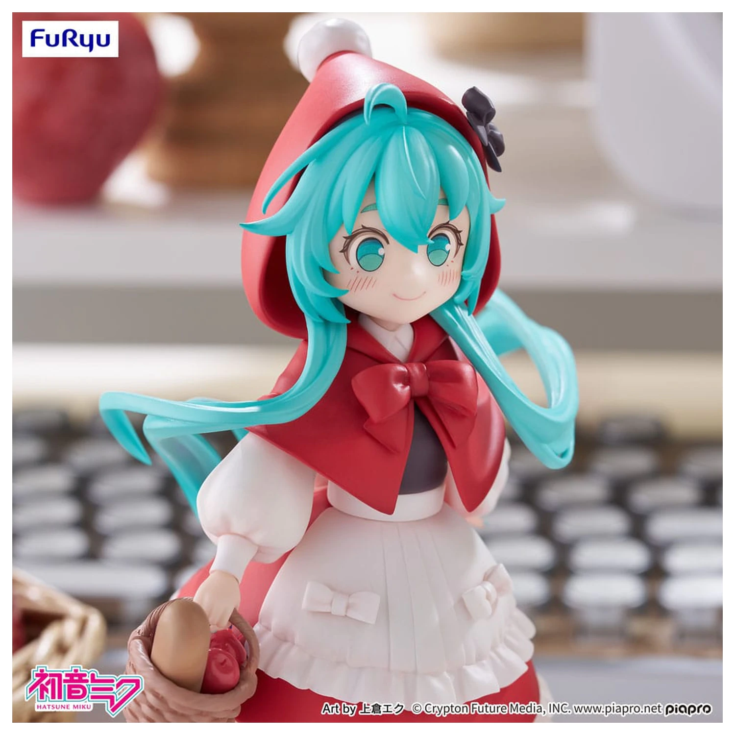 Hatsune Miku Desktop Fairy PVC socha Hatsune Miku Little red riding hood Ver. 16 cm fotografii produktu