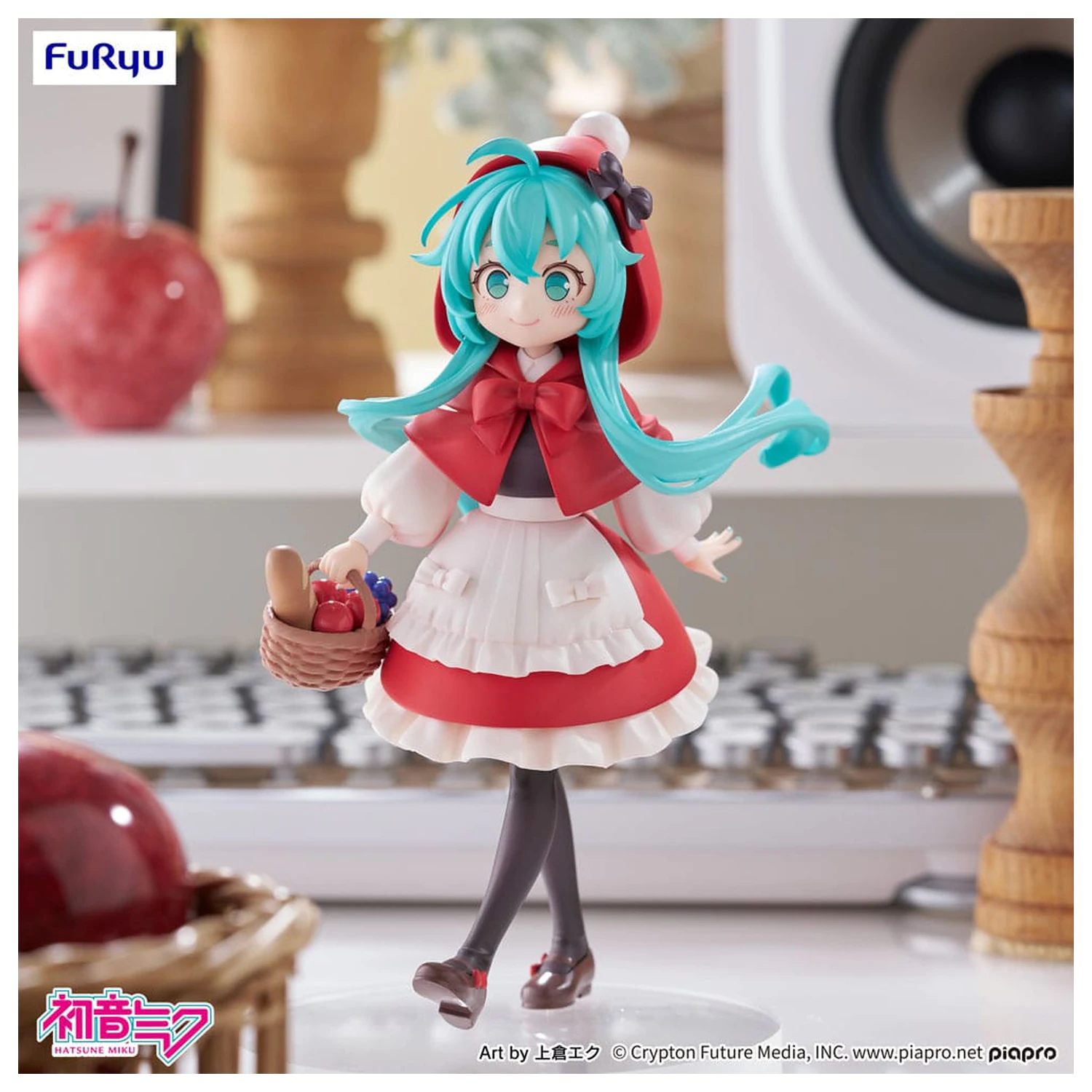 Hatsune Miku Desktop Fairy PVC socha Hatsune Miku Little red riding hood Ver. 16 cm fotografii produktu