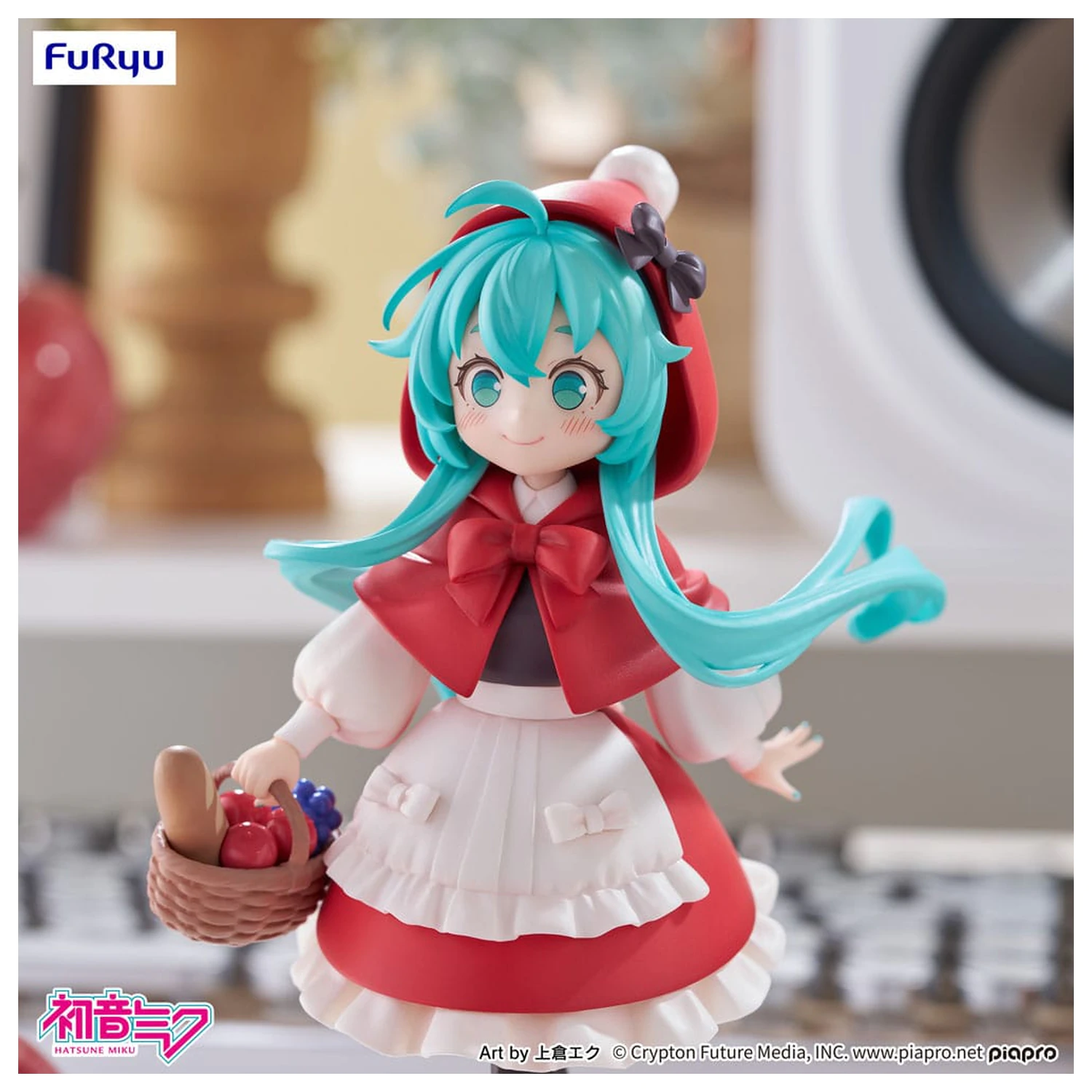 Hatsune Miku Desktop Fairy PVC socha Hatsune Miku Little red riding hood Ver. 16 cm fotografii produktu