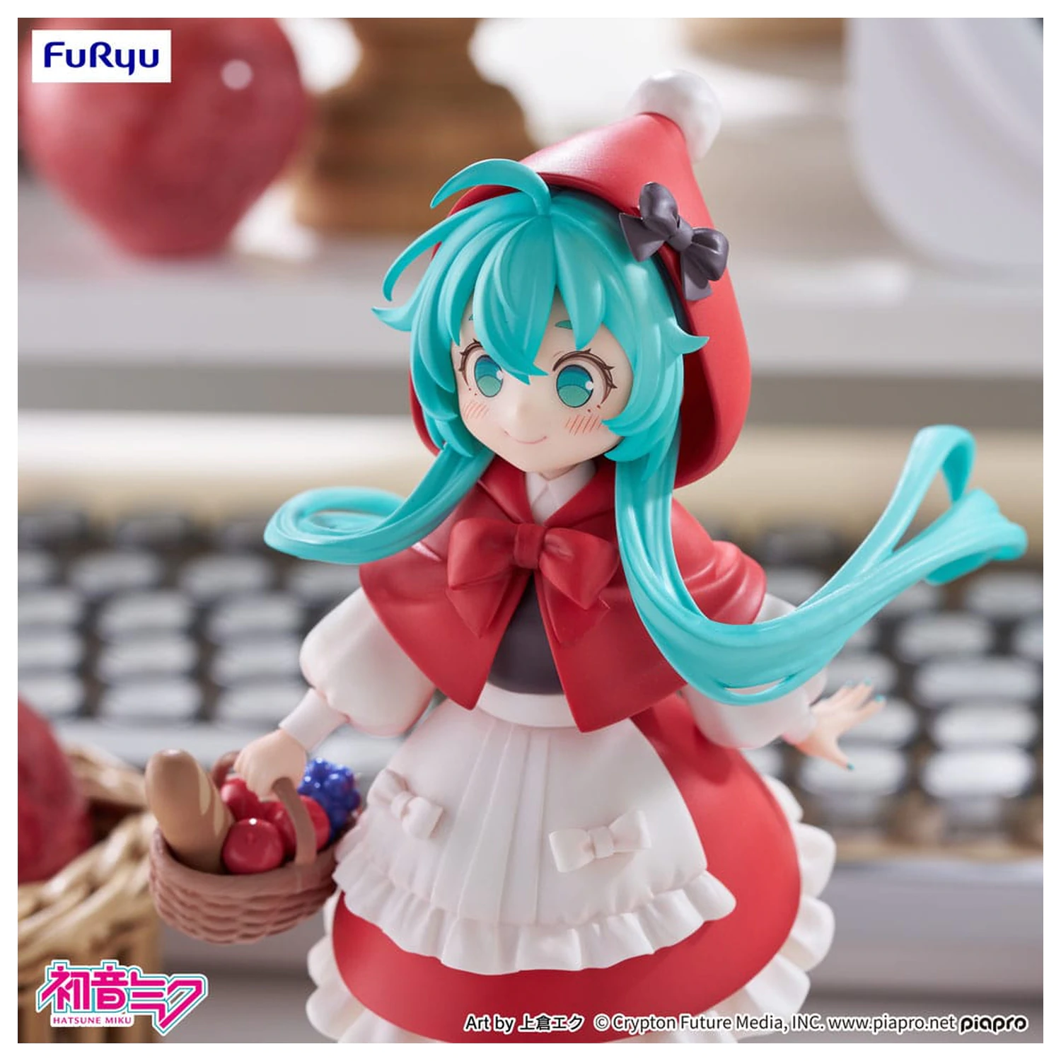 Hatsune Miku Desktop Fairy PVC socha Hatsune Miku Little red riding hood Ver. 16 cm fotografii produktu