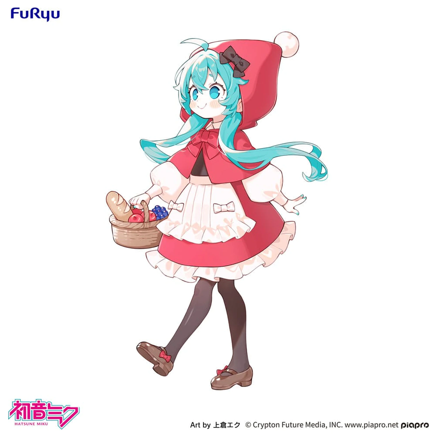 Hatsune Miku Desktop Fairy PVC socha Hatsune Miku Little red riding hood Ver. 16 cm fotografii produktu