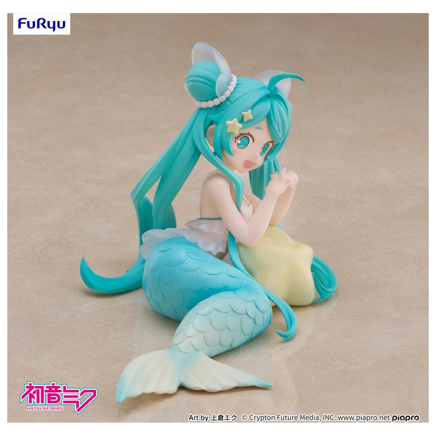 Hatsune Miku Desktop Fairy PVC soška Hatsune Miku mořská panna princezna Ver. 9 cm fotografii produktu