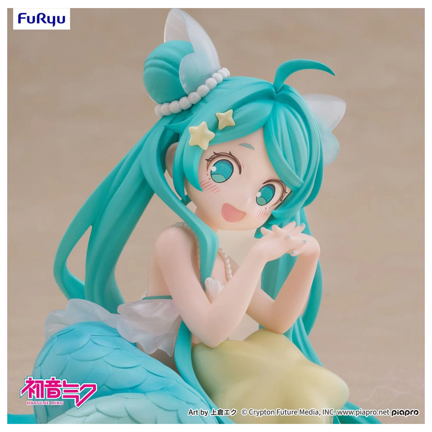 Hatsune Miku Desktop Fairy PVC soška Hatsune Miku mořská panna princezna Ver. 9 cm fotografii produktu