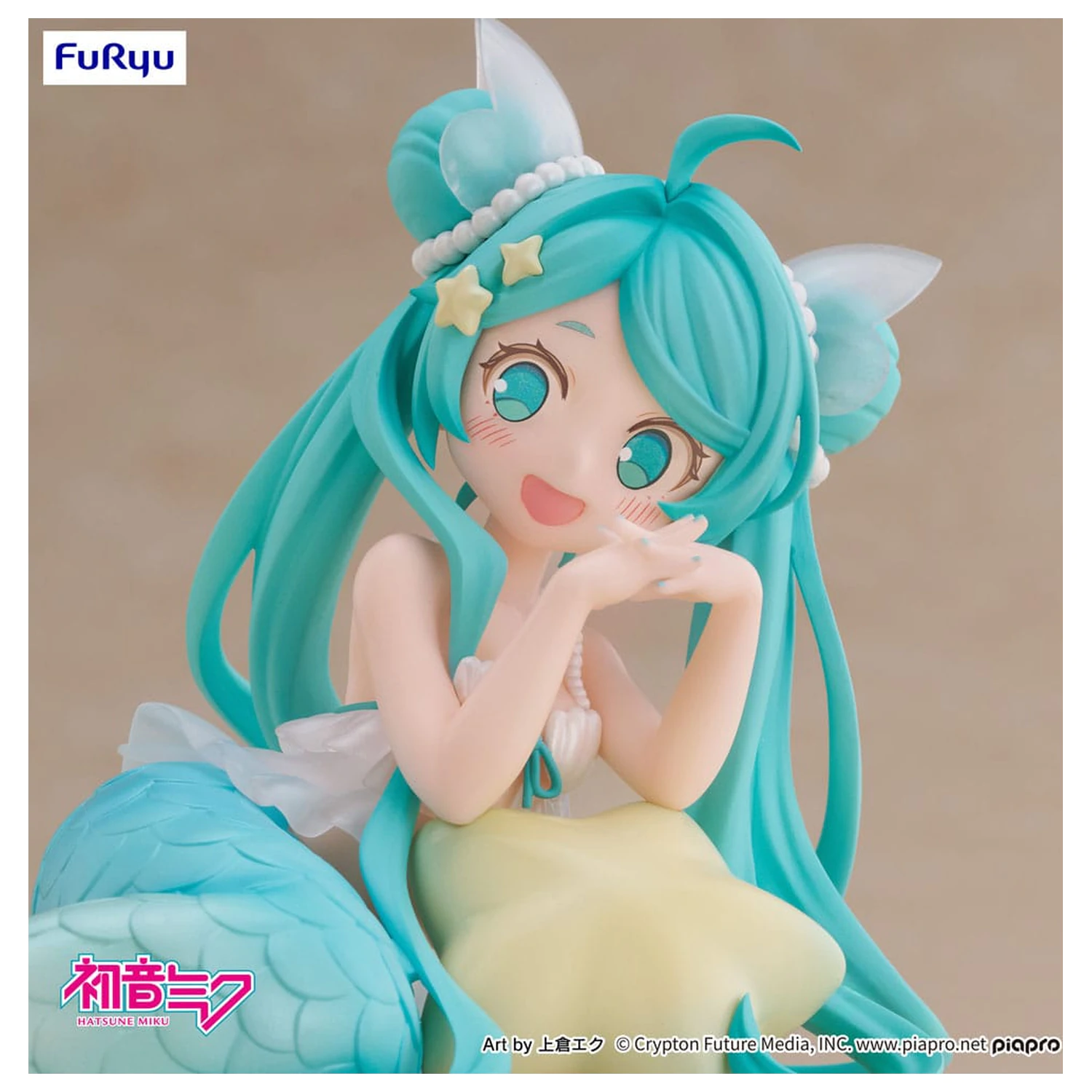 Hatsune Miku Desktop Fairy PVC soška Hatsune Miku mořská panna princezna Ver. 9 cm fotografii produktu