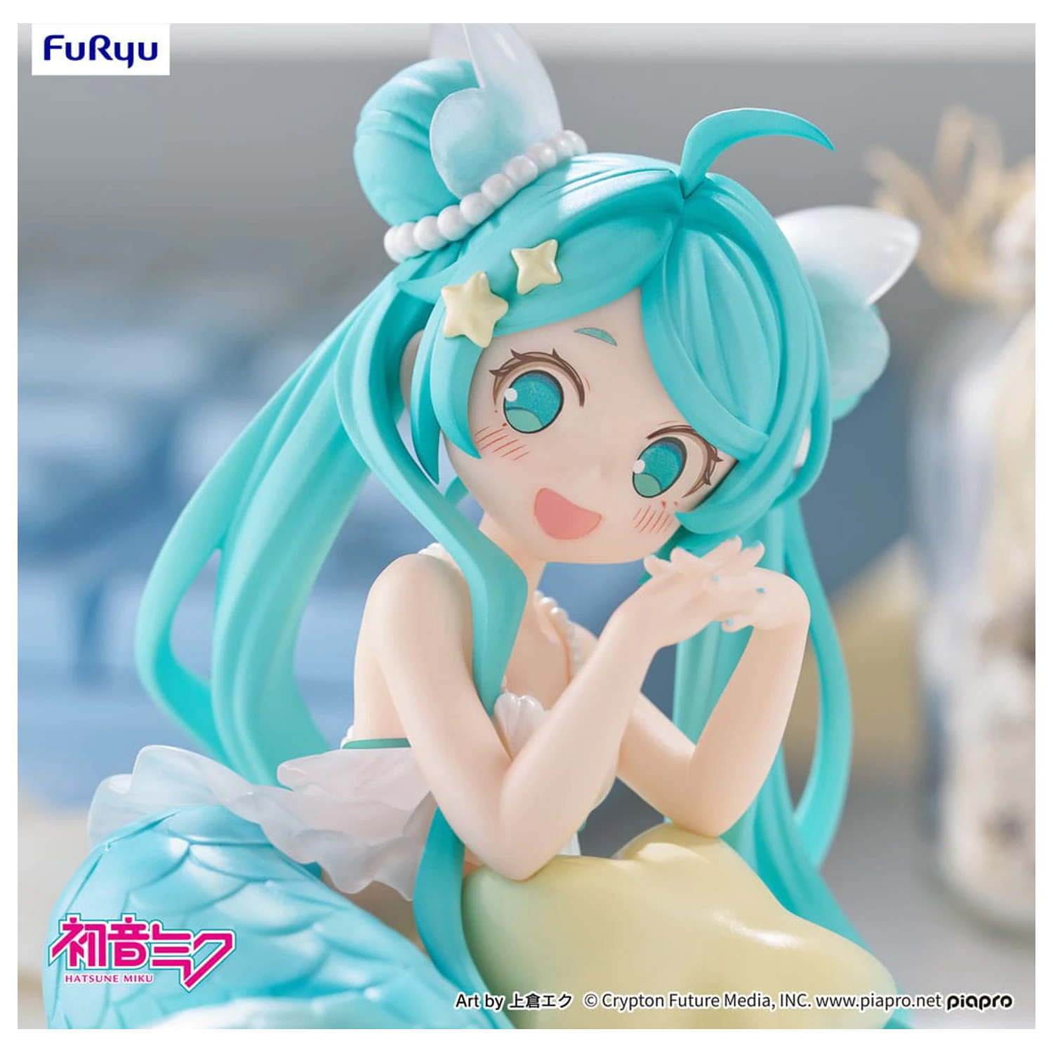 Hatsune Miku Desktop Fairy PVC soška Hatsune Miku mořská panna princezna Ver. 9 cm fotografii produktu