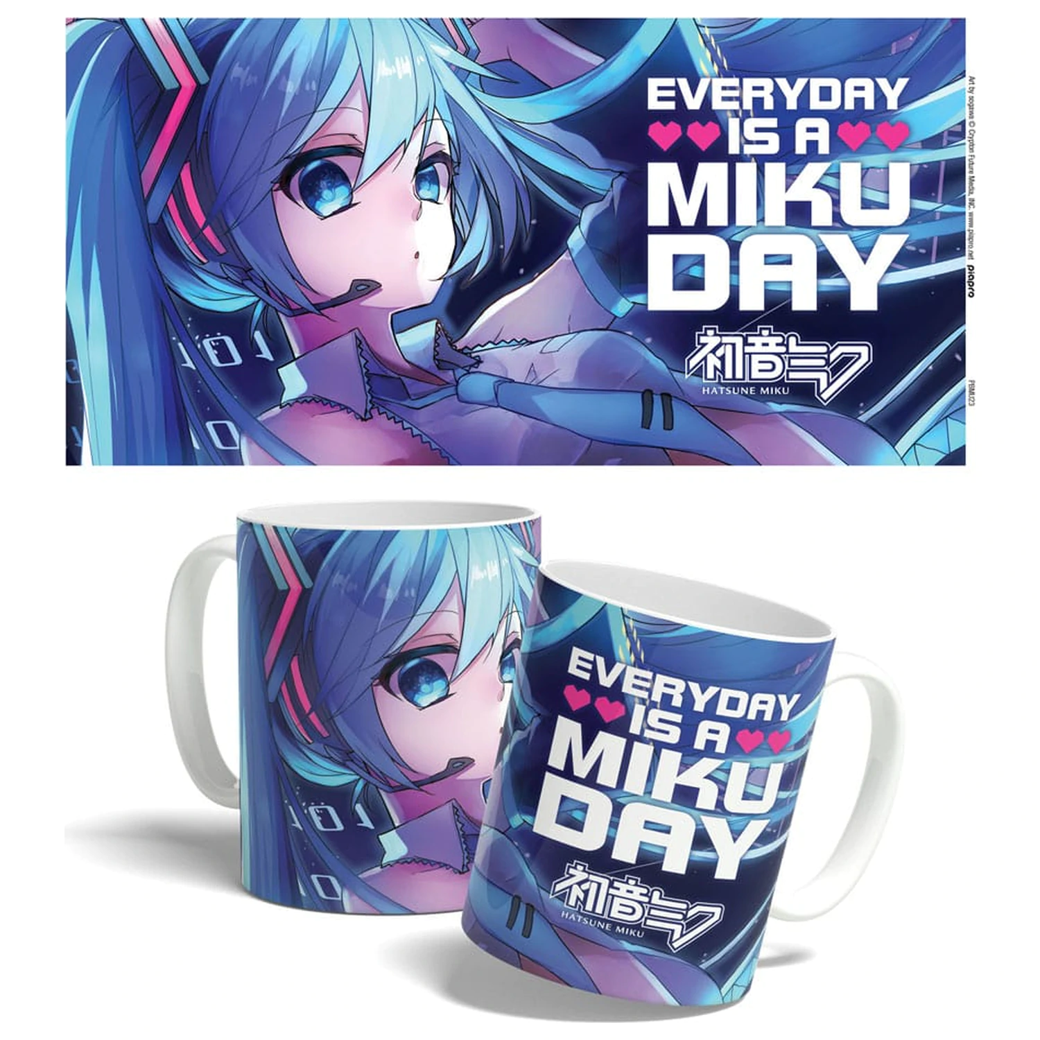 Hatsune Miku Hrneček Everyday is a Miku Day 325 ml fotografii produktu