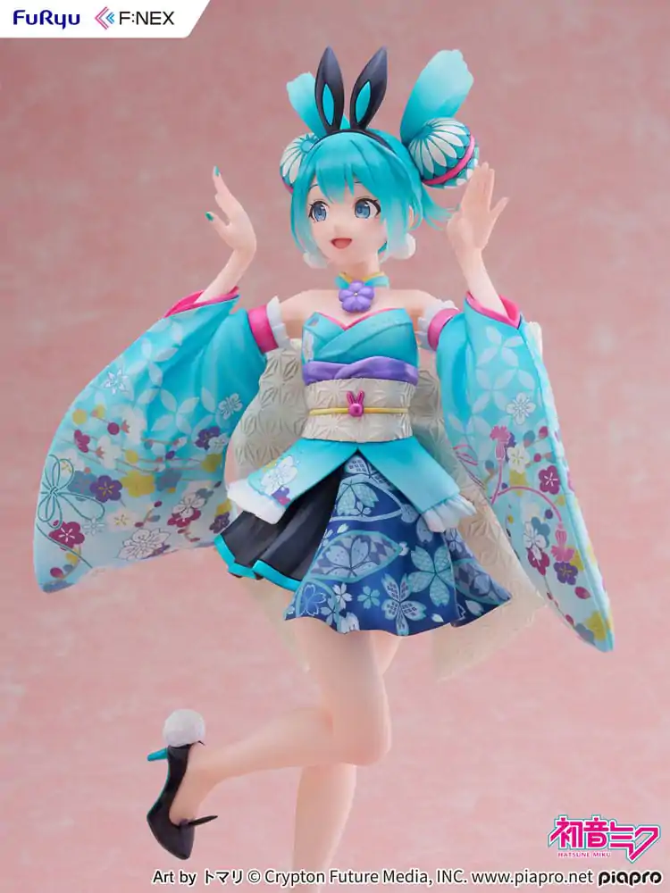 Hatsune Miku F:NEX PVC Socha 1/7 Hatsune Miku Wa-bunny 27 cm fotografii produktu