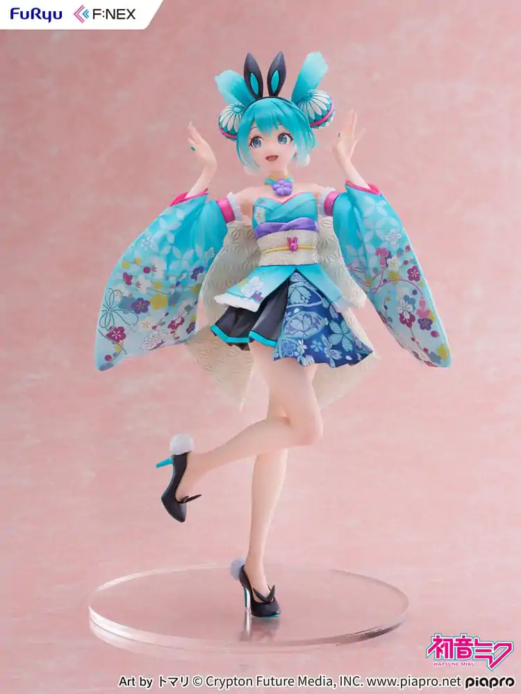 Hatsune Miku F:NEX PVC Socha 1/7 Hatsune Miku Wa-bunny 27 cm fotografii produktu