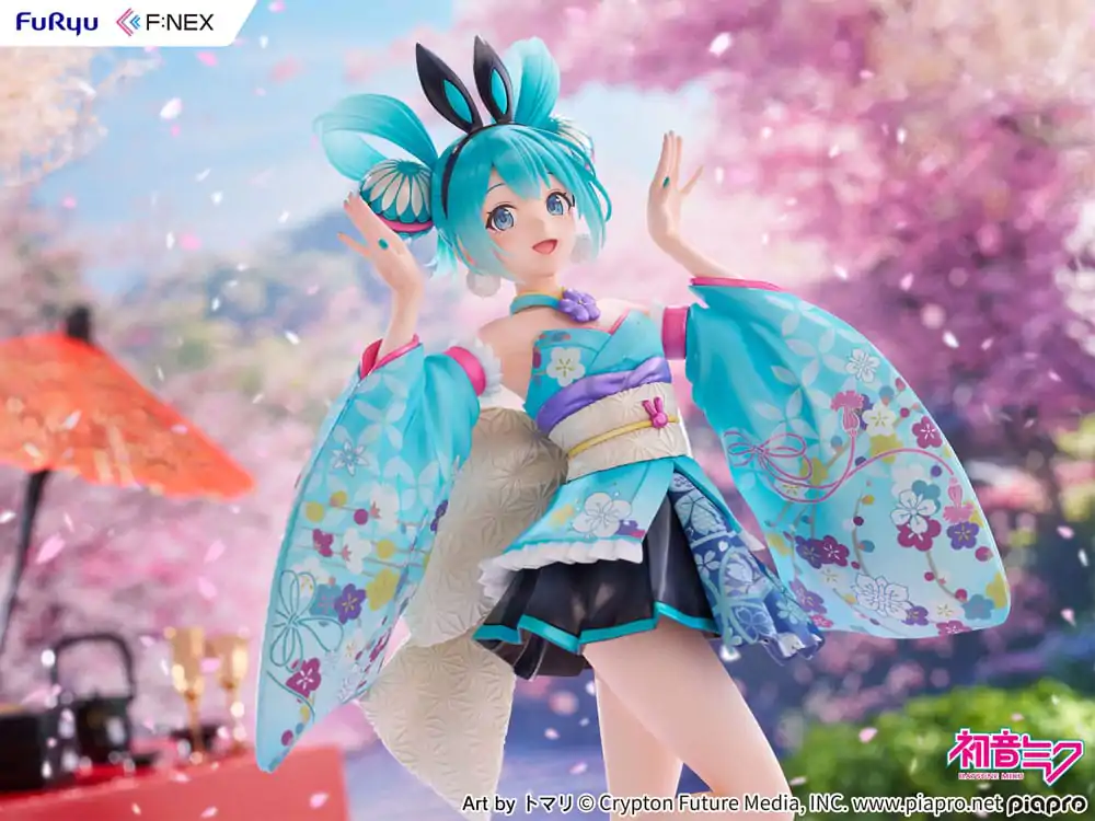 Hatsune Miku F:NEX PVC Socha 1/7 Hatsune Miku Wa-bunny 27 cm fotografii produktu