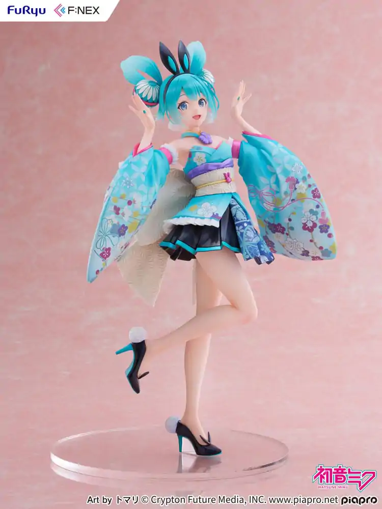 Hatsune Miku F:NEX PVC Socha 1/7 Hatsune Miku Wa-bunny 27 cm fotografii produktu