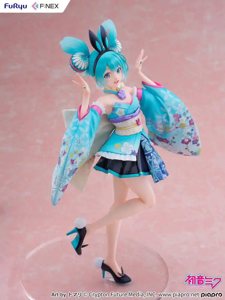 Hatsune Miku F:NEX PVC Socha 1/7 Hatsune Miku Wa-bunny 27 cm fotografii produktu