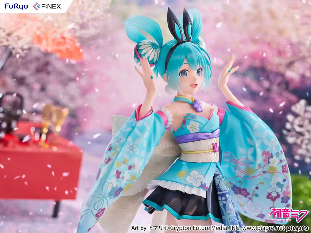 Hatsune Miku F:NEX PVC Socha 1/7 Hatsune Miku Wa-bunny 27 cm fotografii produktu