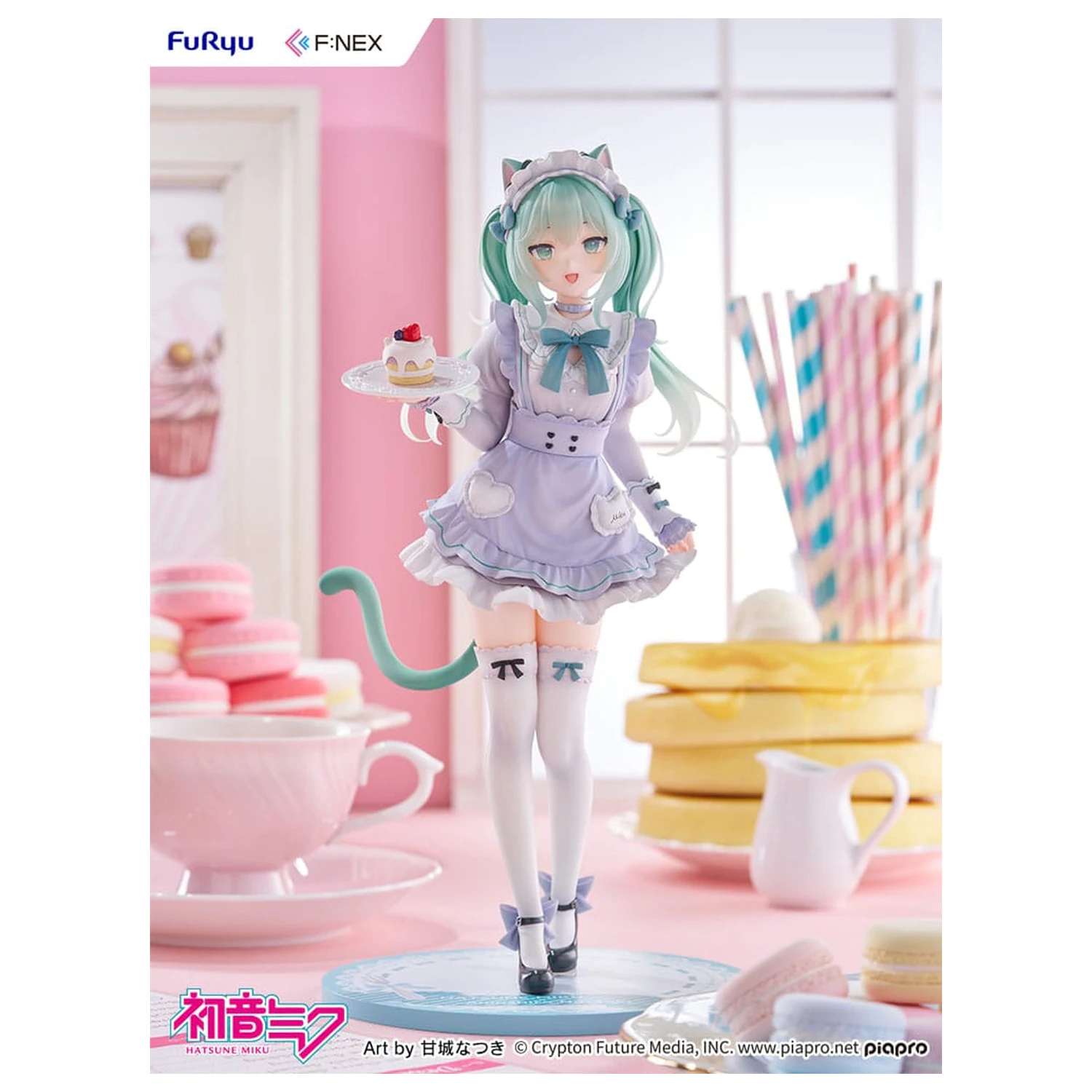 Hatsune Miku F:NEX PVC socha 1/7 Hatsune Miku x Amashiro Natsuki 25 cm fotografii produktu